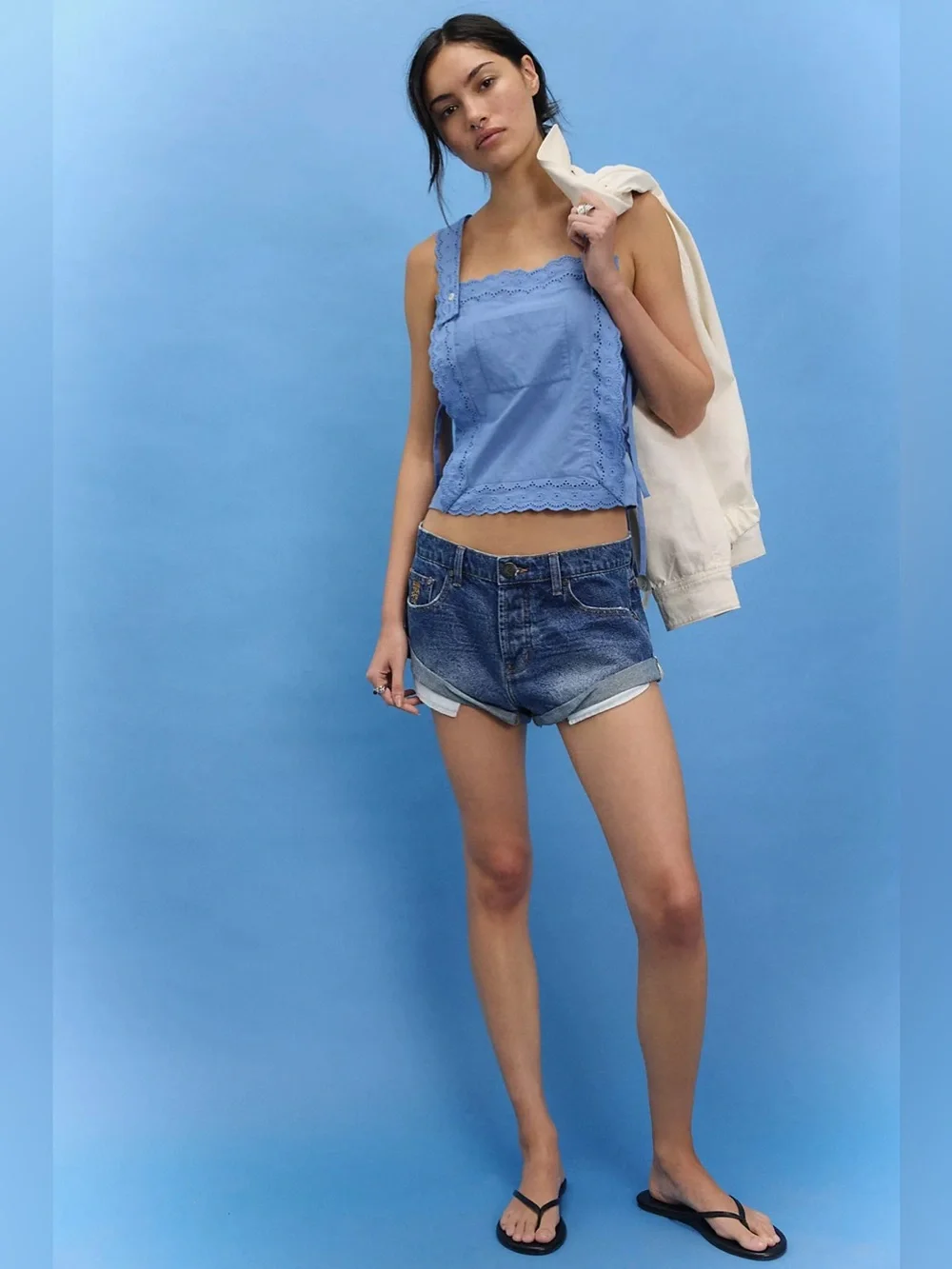 NWT! FP Free People Carina Apron Tank Sz Small
